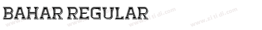 Bahar Regular字体转换 Bahar Regular字体转换